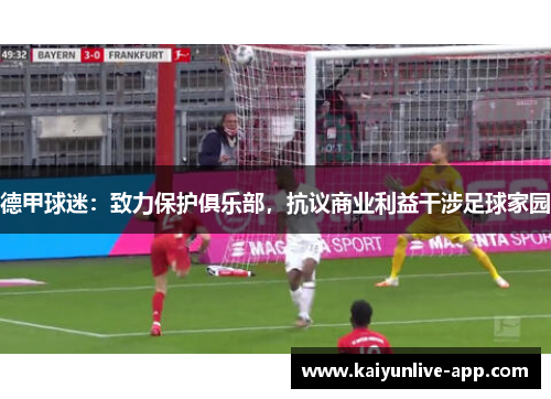 德甲球迷：致力保护俱乐部，抗议商业利益干涉足球家园
